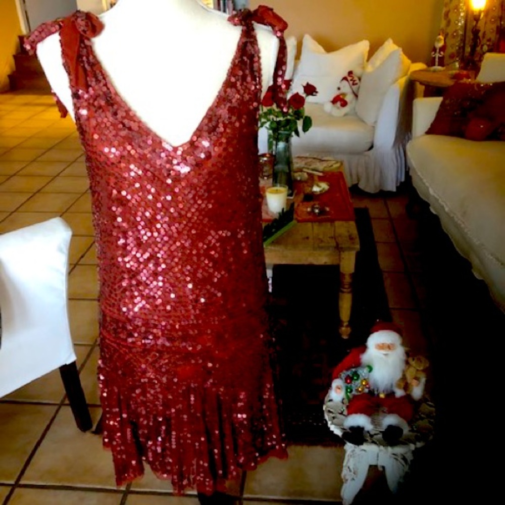 Vintage 20s sequin dress